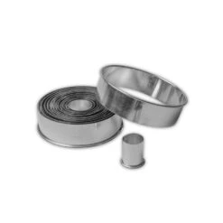 Städter Ausstechform Ringe / Kreise ø 2,5–11 Cm Glatt Set, 14-teilig