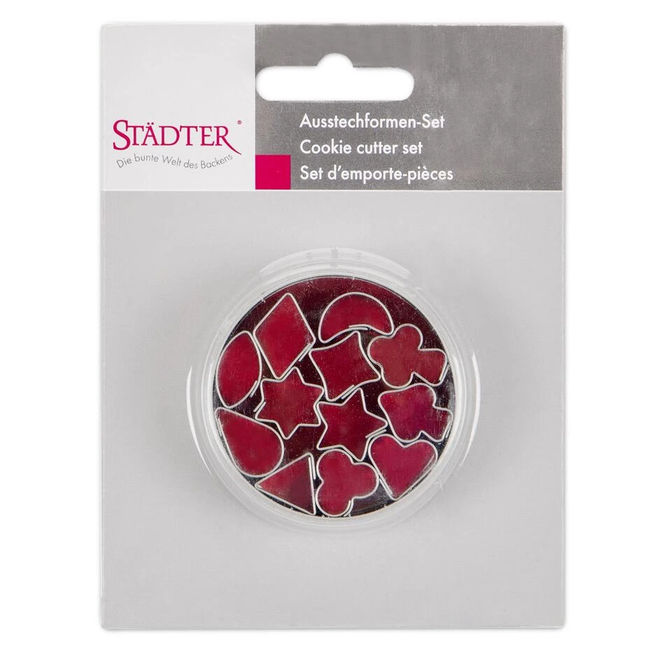Städter Ausstechform 12 Motive 1,5 Cm Mini Set, 12-teilig – Bild 2