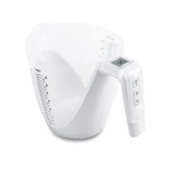 Städter Backhelfer Digitale Waage 1500 Ml Weiß Mit Messbecher