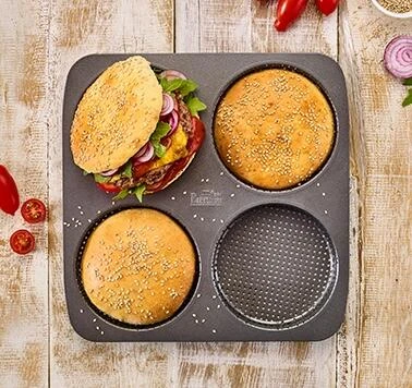 Birkmann Burger-Brötchen-Blech – Bild 4