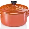 Le Creuset Mini Cocotte In Ofenrot Metallic