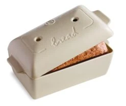 Emile Henry Kasten-Brotbackform In Creme