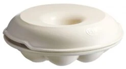 Emile Henry Brotkranz-Backform Rund In Creme