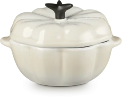 Le Creuset Kürbisförmchen Mit Deckel In Meringue