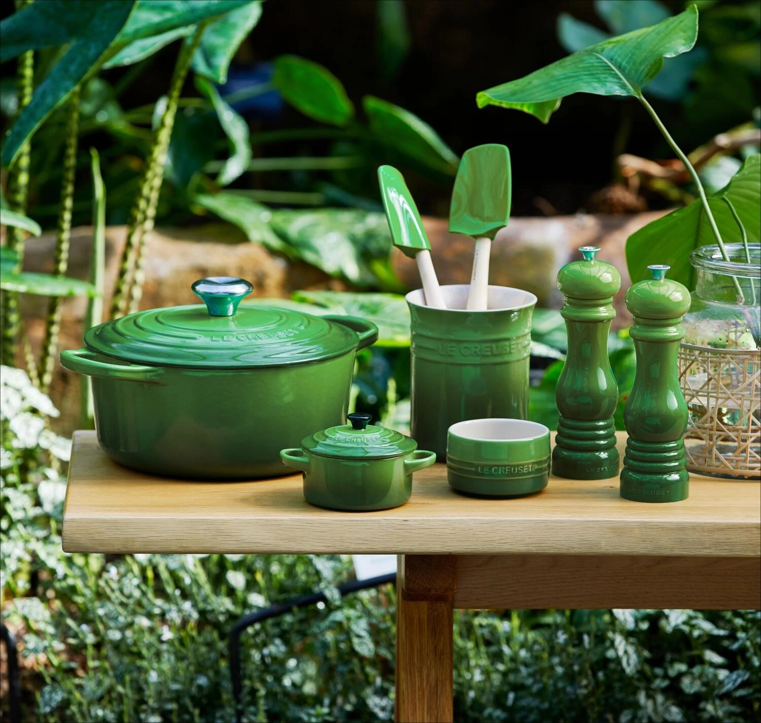 Le Creuset Förmchen, Stapelbar In Bamboo Green – Bild 4