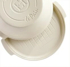 Emile Henry Ersatzunterteil Für Brotbackform Rund In Creme